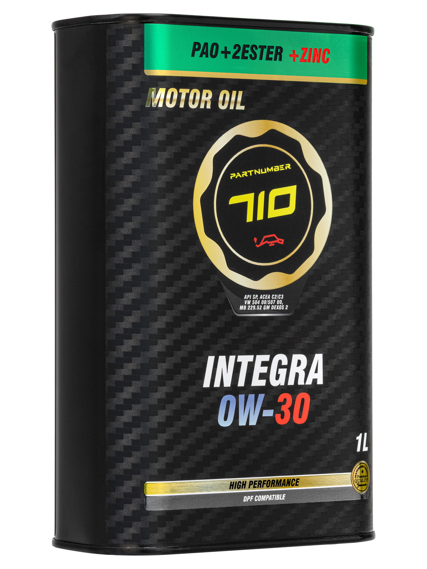 картинка Масло моторное PARTNUMBER 710 INTEGRA 0W-30 1л