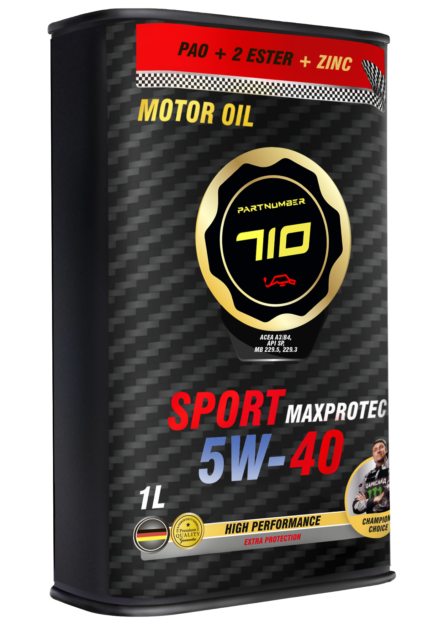 картинка Масло моторное PARTNUMBER 710 Sport MaxProtec 5W-40 1л