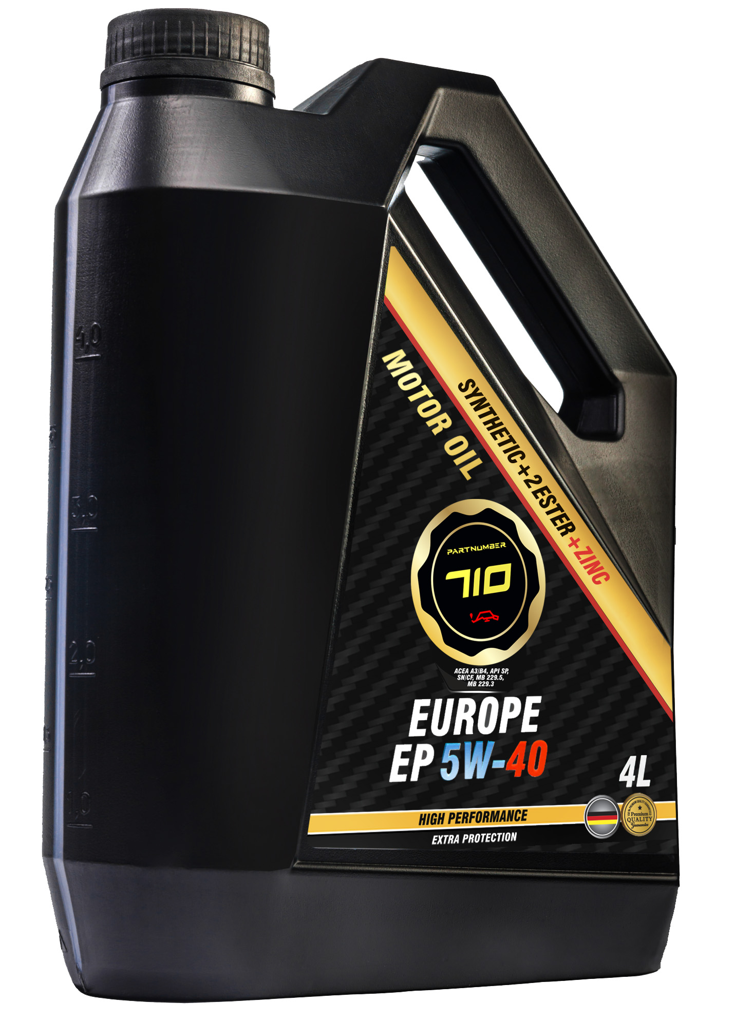 картинка Масло моторное PARTNUMBER 710 Europe EP 5W-40 4л