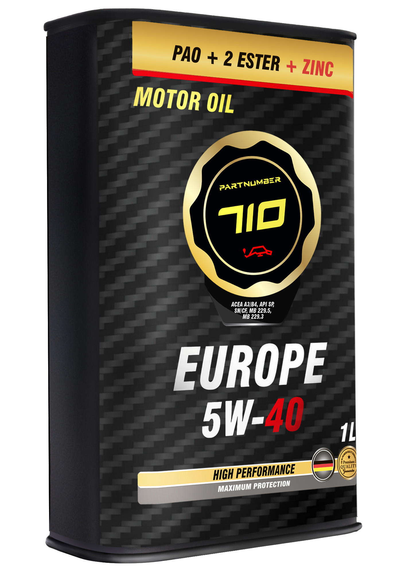 картинка Масло моторное PARTNUMBER 710 Europe 5W-40 1л