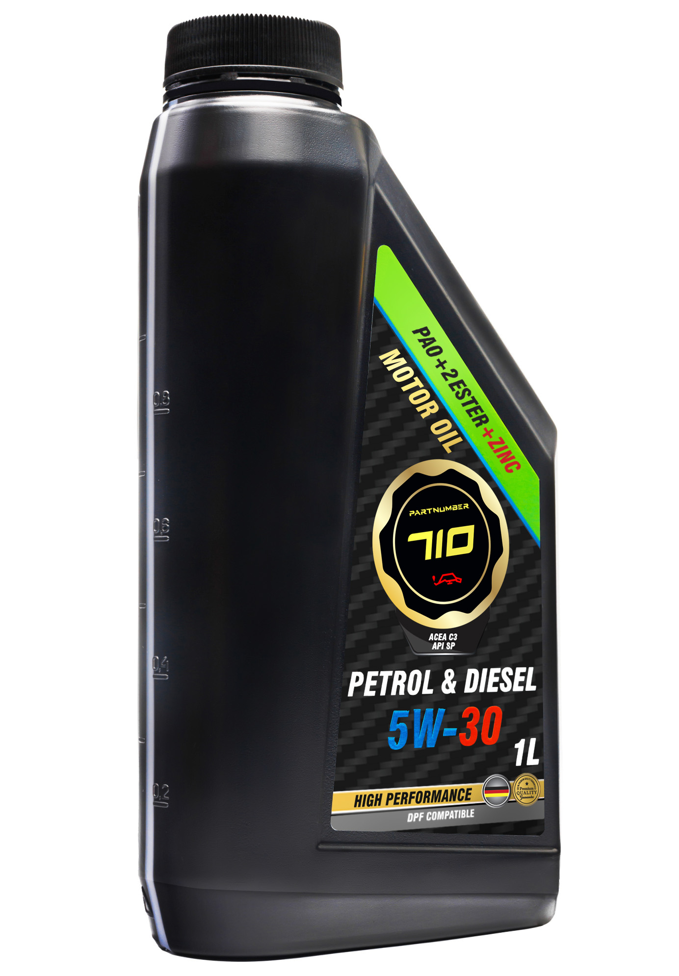 картинка Масло моторное PARTNUMBER 710 Petrol & Diesel 5W-30 1л