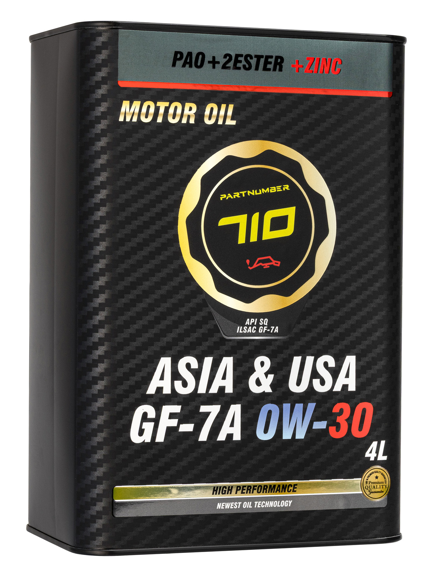 картинка Масло моторное PARTNUMBER 710 ASIA&USA GF-7A 0W-30 4л