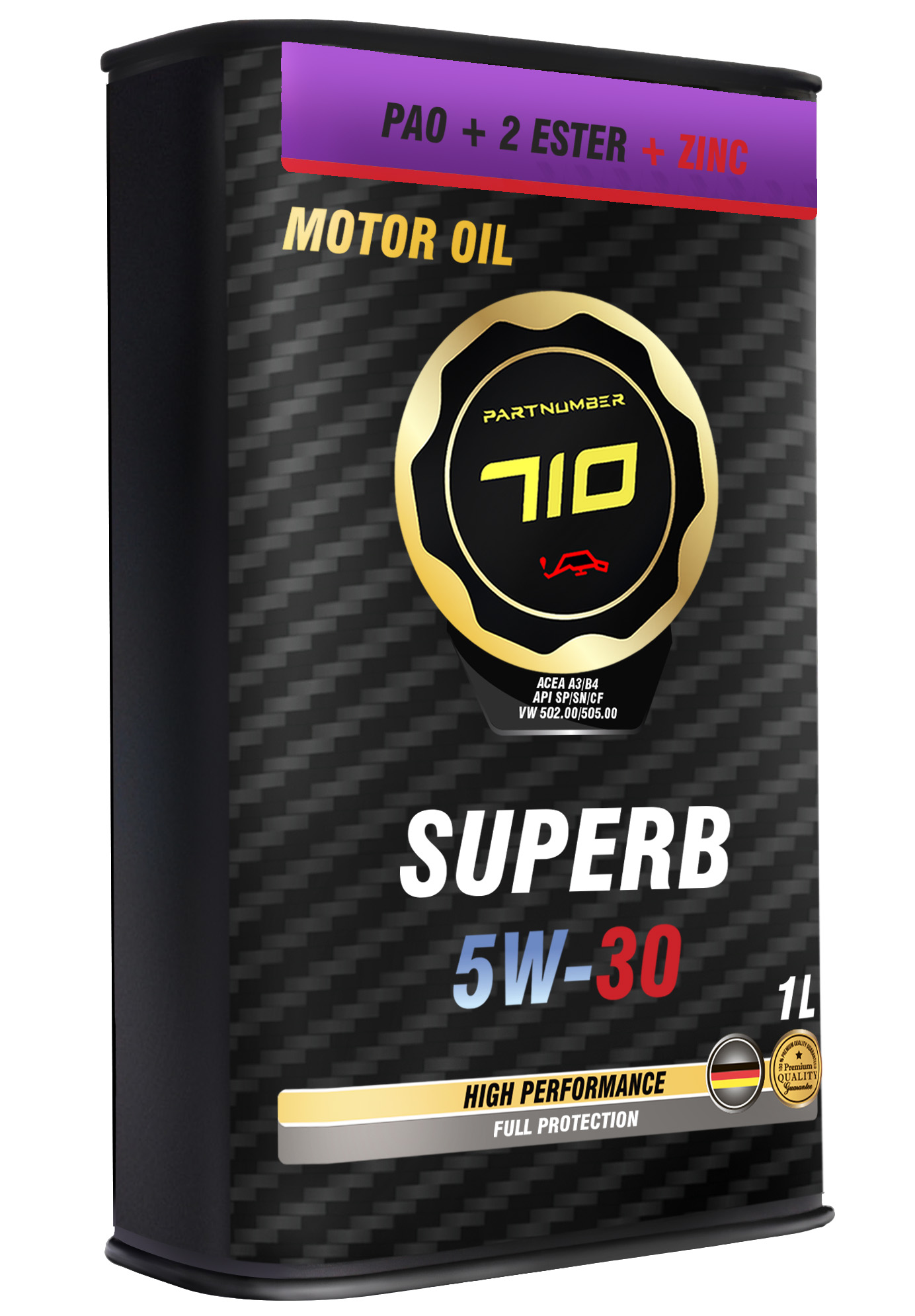 картинка Масло моторное PARTNUMBER 710 SUPERB 5W-30 1л