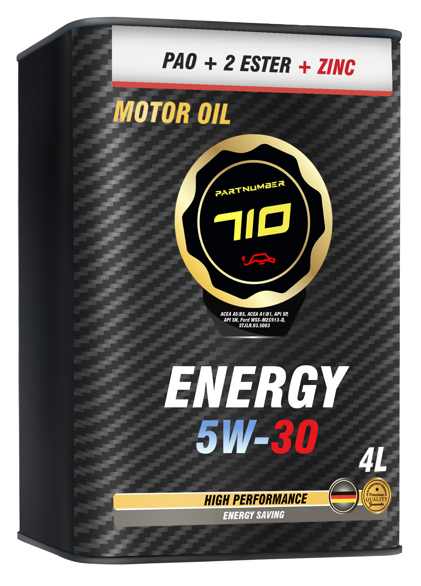 картинка Масло моторное PARTNUMBER 710 Energy 5W-30 4л