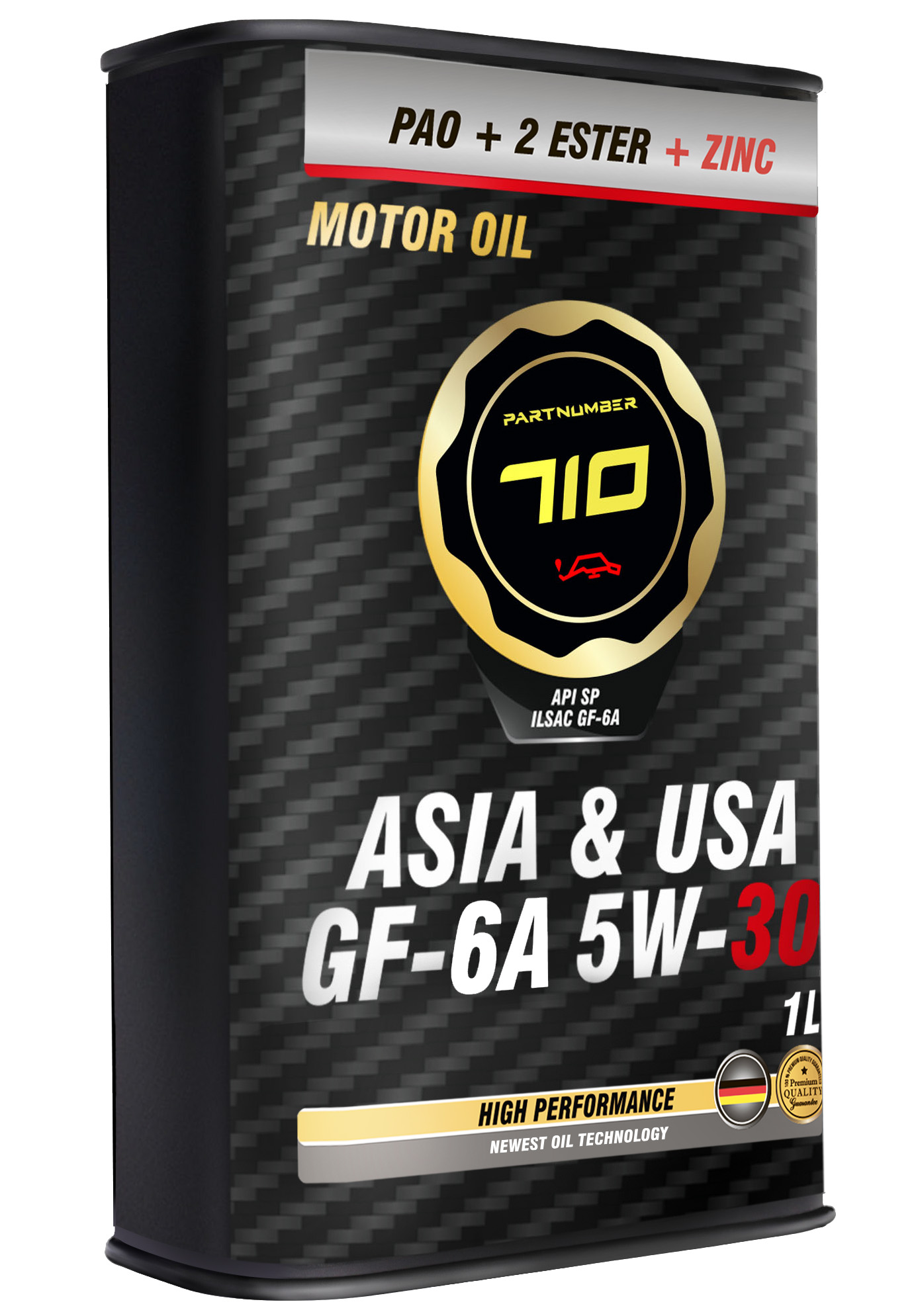 картинка Масло моторное PARTNUMBER 710 Asia & USA GF-6A 5W-30 1л