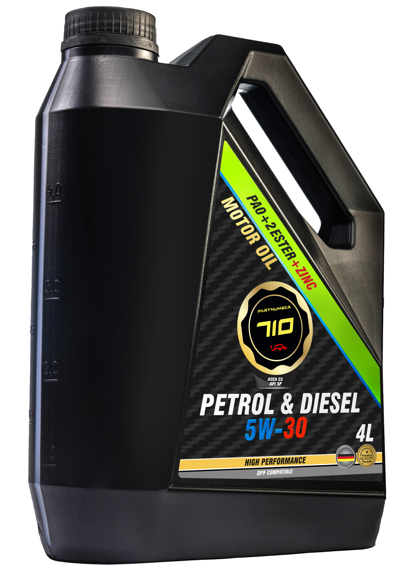 картинка Масло моторное PARTNUMBER 710 Petrol & Diesel 5W-30 4л